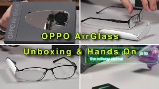 OPPO AR / Air Glass - Official Unboxing & Hands On ( Google Glass Inspired  ) - AirGlass