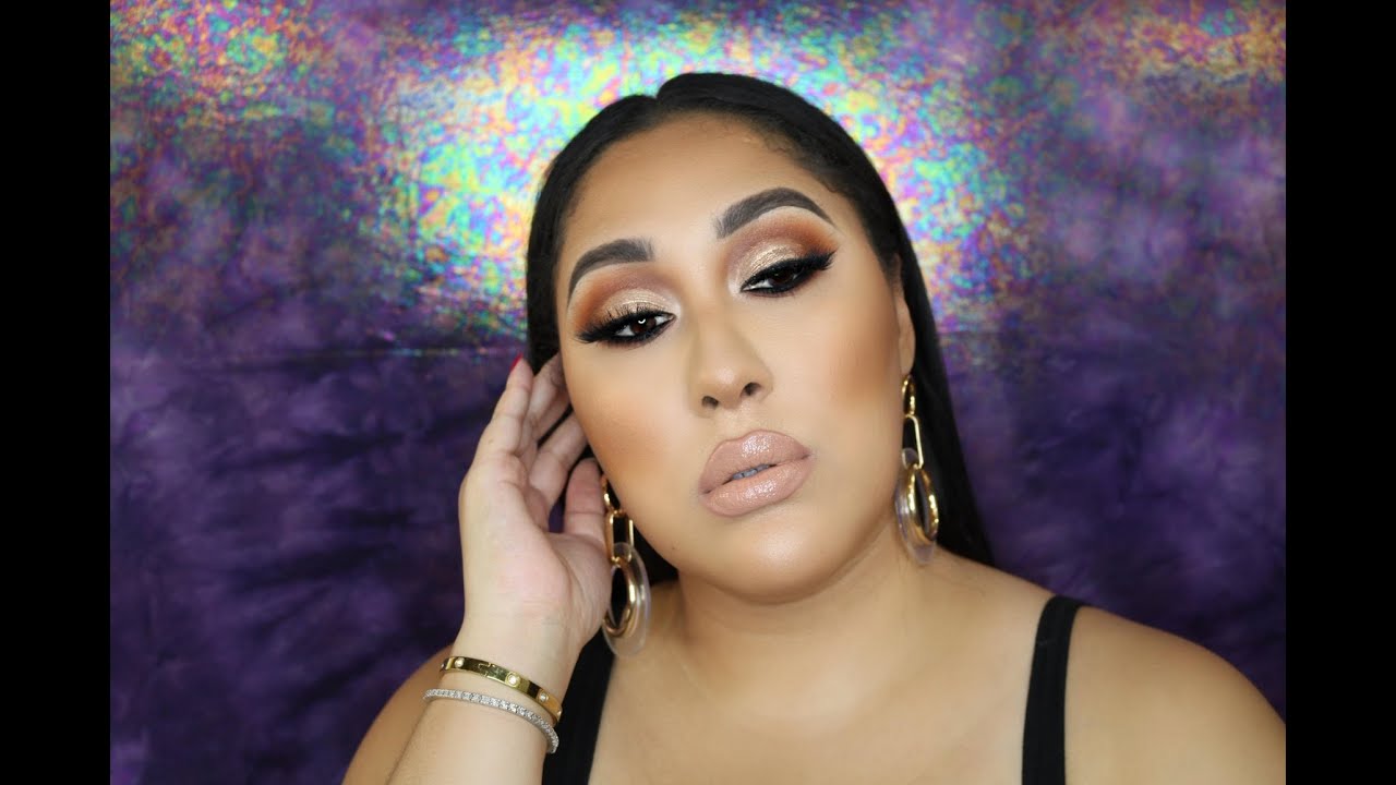 My Go To Glam Makeup Look| Morphe 35G Bronze Goals palette tutorial
