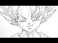 Drawing Goku GT SSJ/孫悟空 GT 超サイヤ人 描いてみた