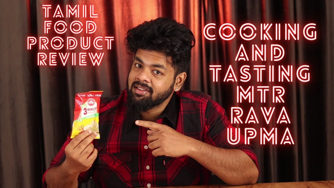 MTR UPMA READY TO EAT  | COOKING AND TASTING | TAMIL FOOD PRODUCT REVIEW | EAT WITH VIVEK