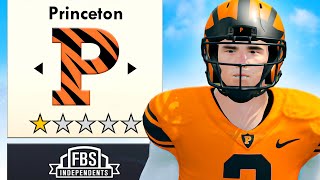 I Created Princeton in NCAA Football