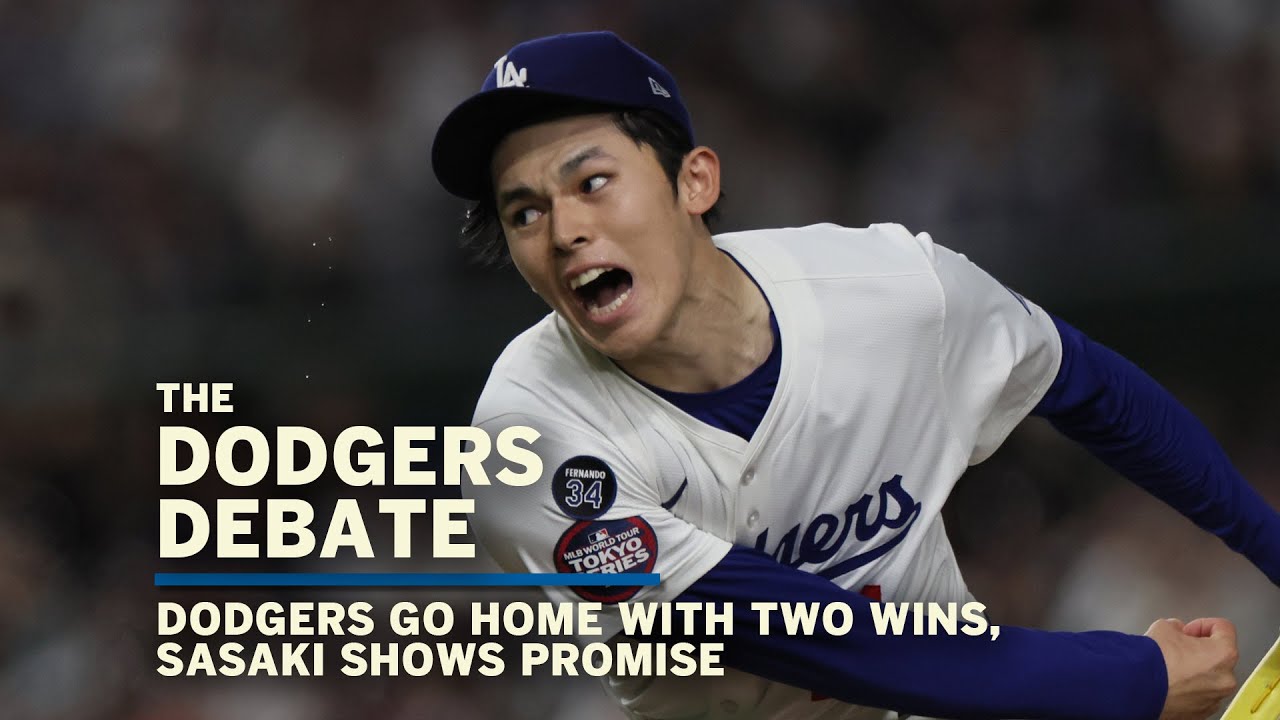 Dodgers go home with two wins, Roki Sasaki shows promise