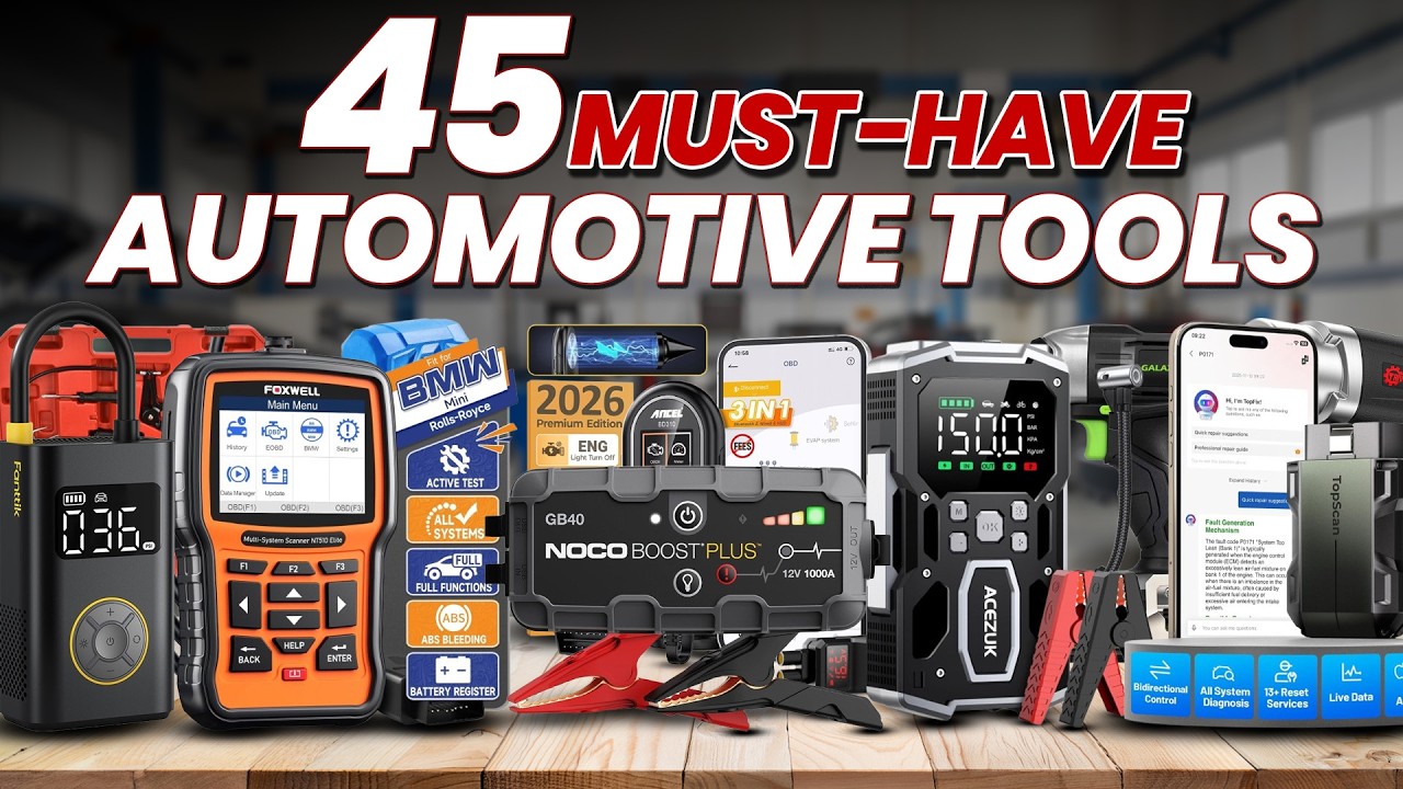 45 Must-Have Automotive Tools on Amazon for Every Car Owner
