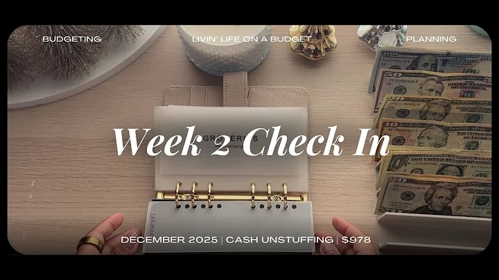 Week 2 Check in for December 2025 | Cash Unstuffing | $978