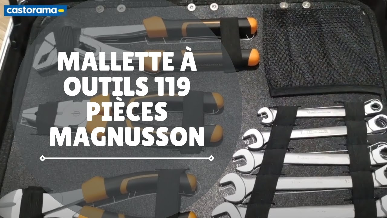 Mallette à outils 119 pièces Magnusson