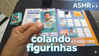 ASMR COLANDO FIGURINHAS DO ÁLBUM DA COPA 2026 #4