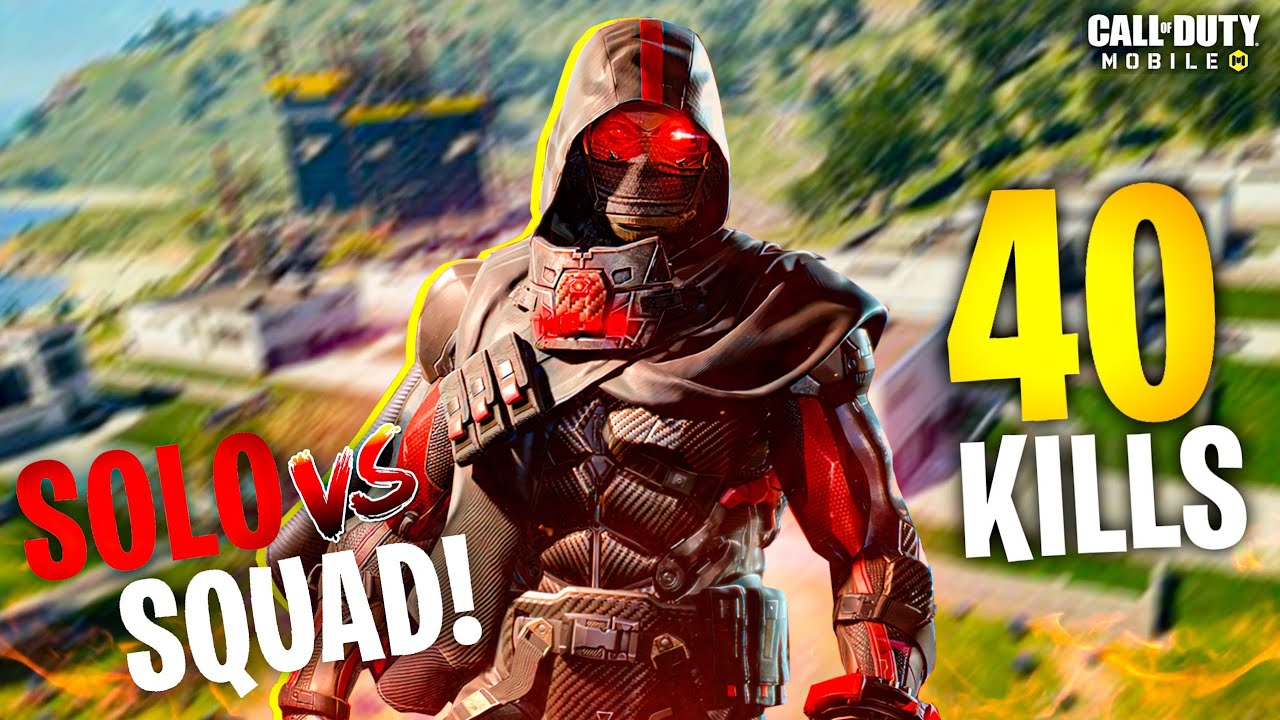 NOVO RECORDE DE KILLS NO SOLO VS SQUAD (40 KILLS) - COD MOBILE | BATTLE ...