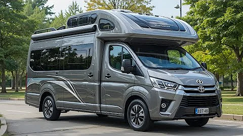 4 beds and a big bathroom:2026 Toyota Motorhome Camper Van – Smart, Compact & Built for Adventure