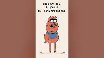 Creating a Talk in OpenToonz #cartoon #animation