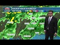 Temperatures will warm up, and rain chances will increase next week