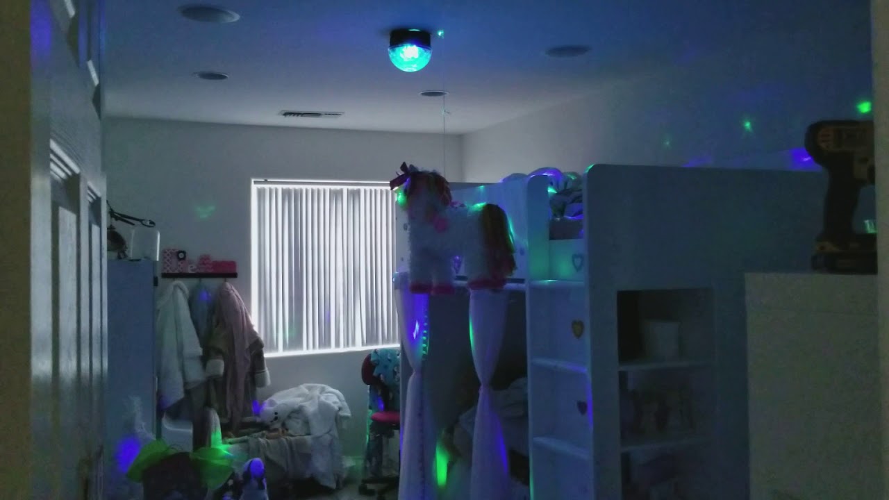 google home disco lights