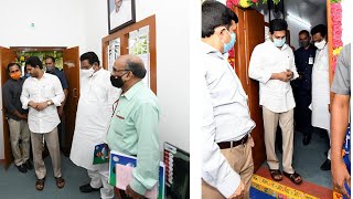 CM YS Jagan visits government new model house | రూ.2.5 లక్షల ఖర్చుతో మోడల్‌ హౌస్‌  |  Sakshi TV