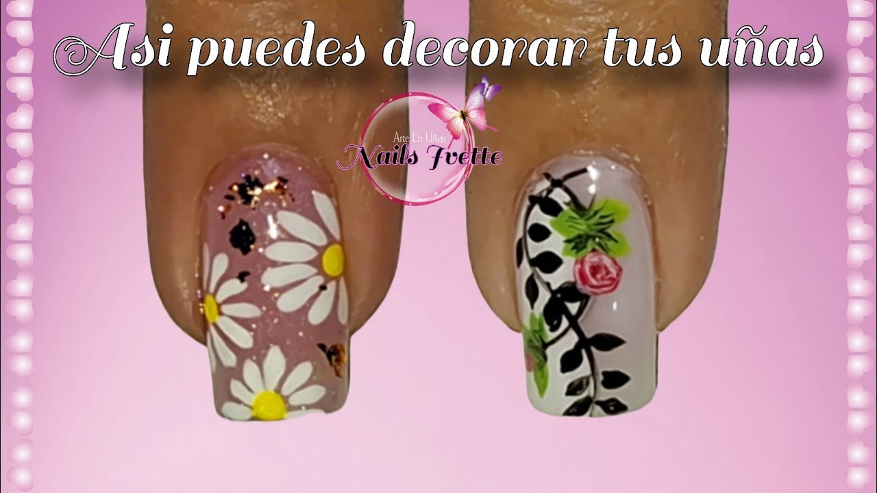 Два простых, красивых и разнообразных варианта дизайна ногтей. Дизайн ногтей для начинающих.