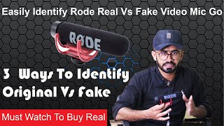 Rode Video Mic Go Real Vs Fake | Rode Original Vs Copy Microphone