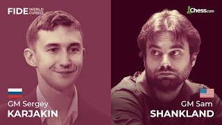 Karjakin vs Shankland, Only One Can Advance | FIDE World Cup