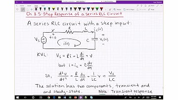 EE 2715 - Second-Order Circuits: Step Response of Series RLC Circuits
