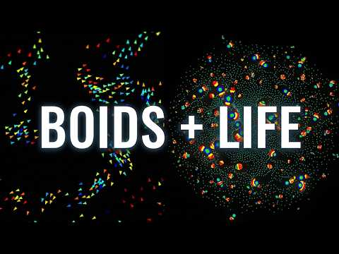 I Combined Two Sims in Godot: Particle Life and Boids