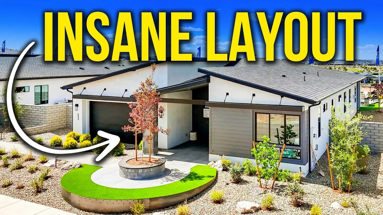 Невероятная одноэтажная планировка в Прескотт-Вэлли, Аризона (3 спальни, 3,5 ванные комнаты + каб...