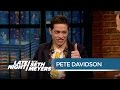 Pete Davidson Met His Look-ALike Christian Yelich - Late Night with Seth Meyers