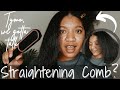 DIY Silk Press | I Finally Tried Tymo Ring Straightening Comb | Unboxing & Review | Nicole Ivory