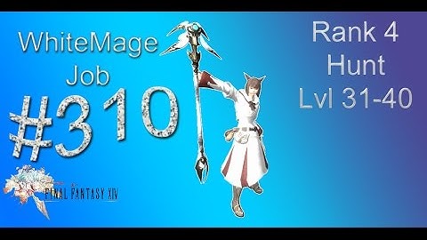 Final Fantasy 14 A Realm Reborn Walkthrough Conjurer | WhiteMage Rank 4 Hunt