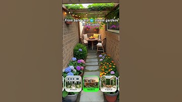 2025 Side Yard Garden Makeover 🌿 | Before & After Transformation#garden #backyardmakeover  #aidesign