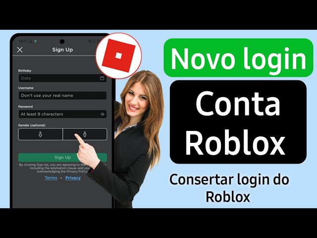 Como Criar CONTA NO ROBLOX (2023) - Rápido e Fácil ATUALIZADO 