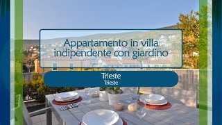 Appartamento in villa indipendente con giardino a Trieste- rif. 1635047