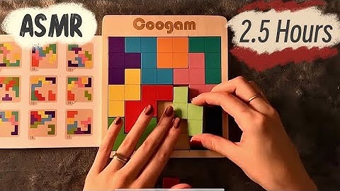 ASMR - Wooden Puzzle - Solving ALL levels (Easy - Hard) - Clicky Whispers