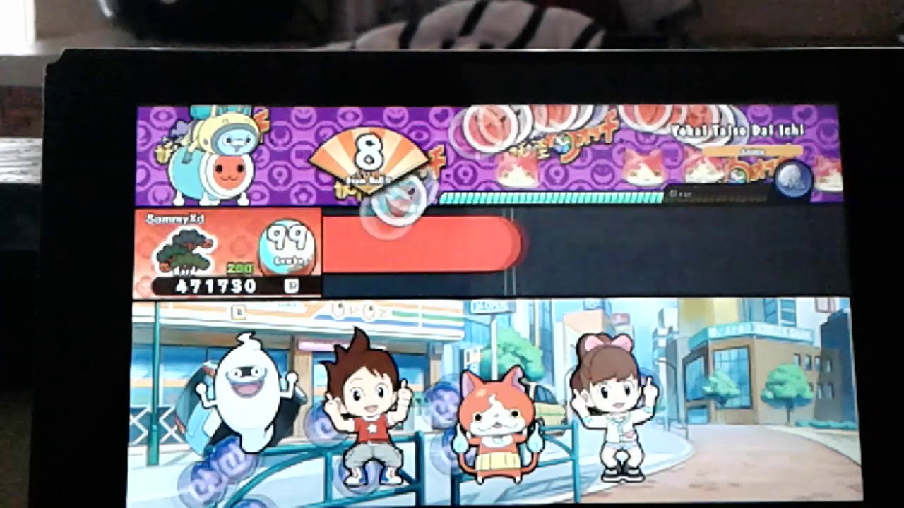 Taiko no Tatsujin Rhythmic Adventure Pack: Yokai Watch Exercise 1 Hard Fc 