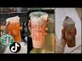 Making Different Starbucks Drinks || TikTok Compilation #2 [SO SATISFYING]