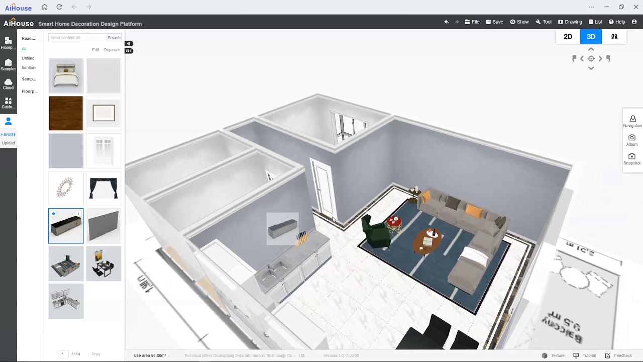 AIHouse Interior Design Software - YouTube