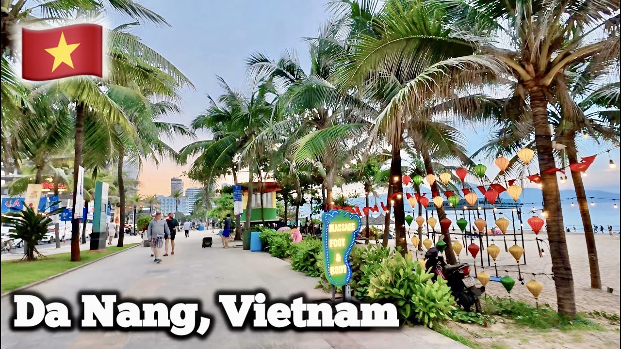 Da Nang, Vietnam Sunset Beach Walk 2025