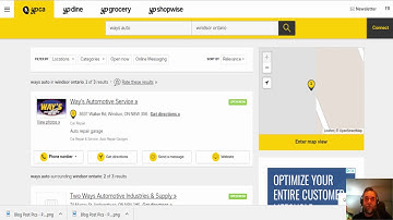 Do you have a Yellow Pages Website or Listing?