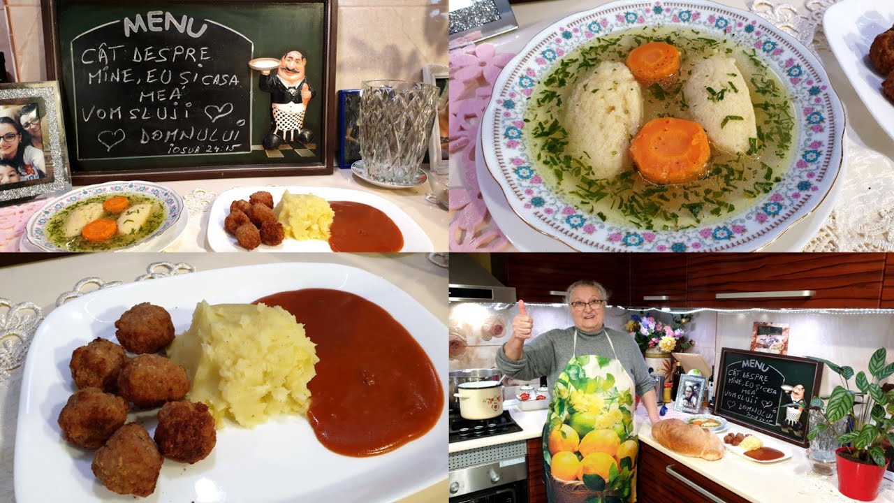 „Bucătăria Bunicii – gustul copilăriei” Meniu de Duminica 