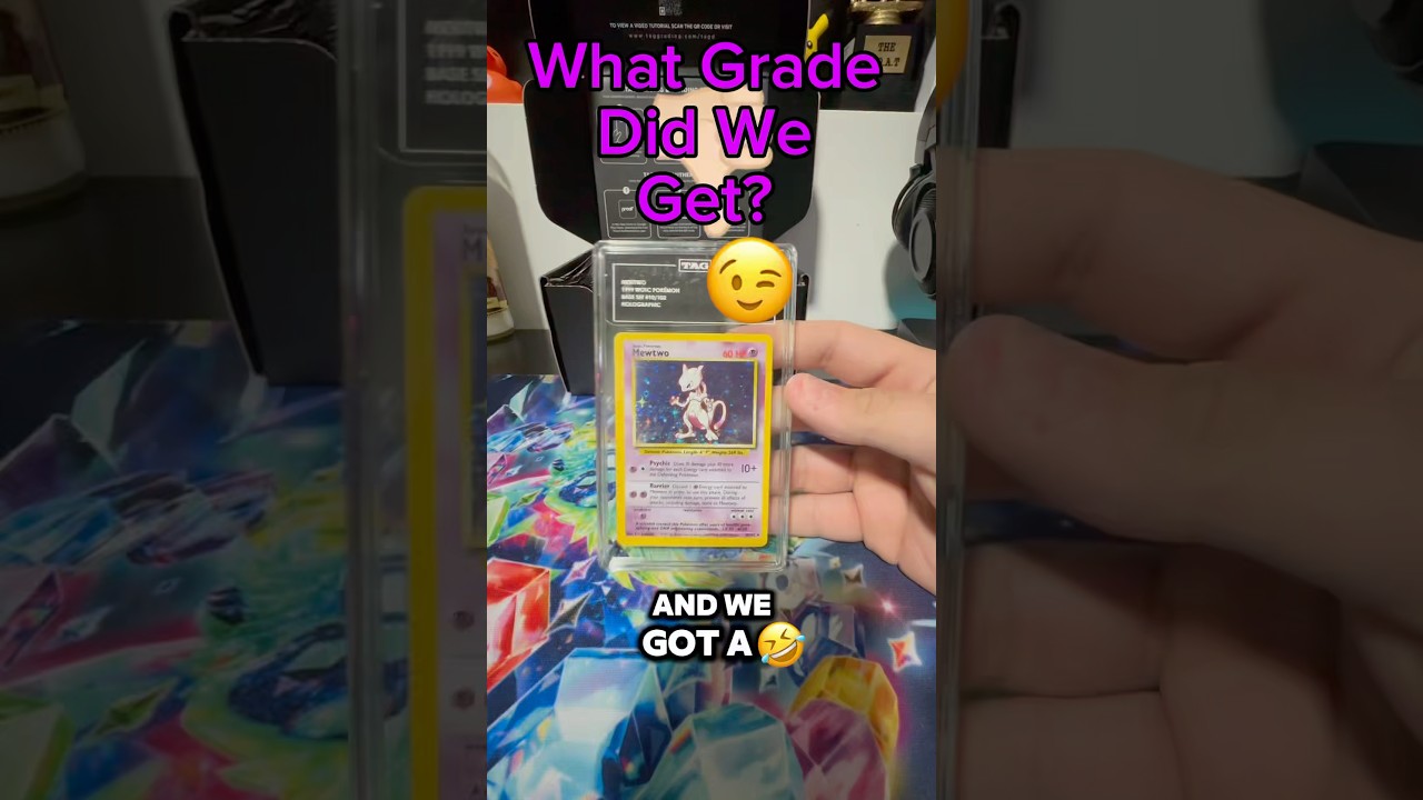 Base Set Mewtwo grading reveal Vintage Pokémon card TAG results gem or heartbreak? 