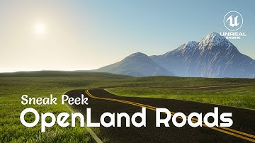 Sneak Peek: OpenLand Roads for Unreal Engine (RVT based road system)
