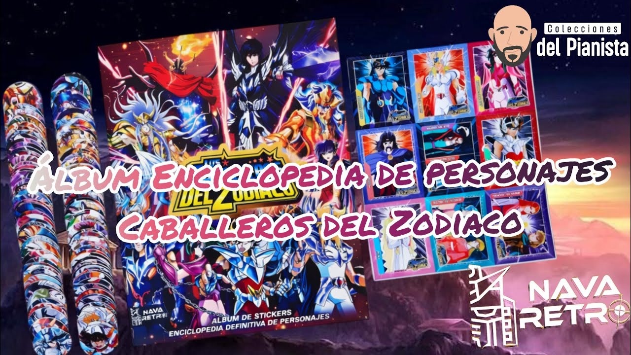Álbum enciclopedia Caballeros del Zodiaco - Editorial Navaretro 🇵🇪