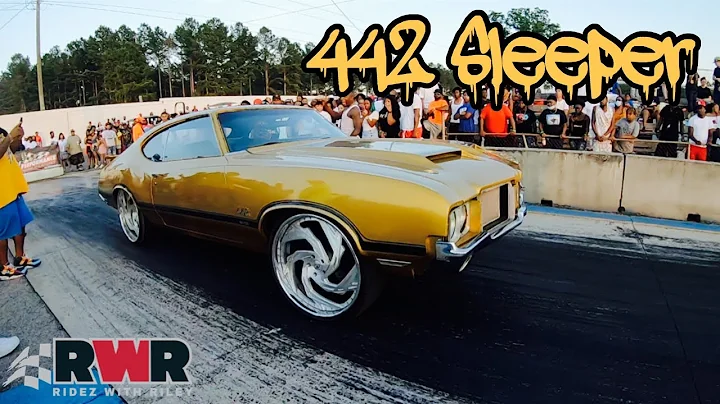 Big Rim Racing 442 Cutlass on Staggered Amani Forged Takes the Backtire from LT1 Camaro on Factories