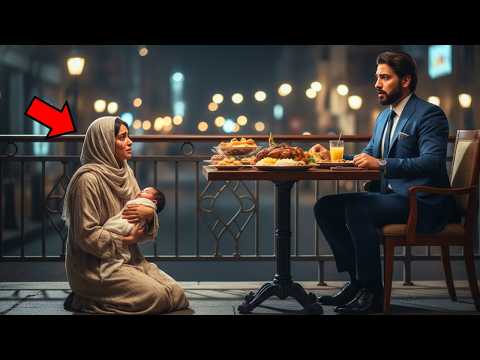 هل يمكنني أخذ البقايا يا سيدي لكن عندما نظر المليونير في عينيها حدثت معجزة