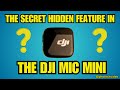 What Is The DJI MIC MINI SECRET HIDDEN FEATURE ?