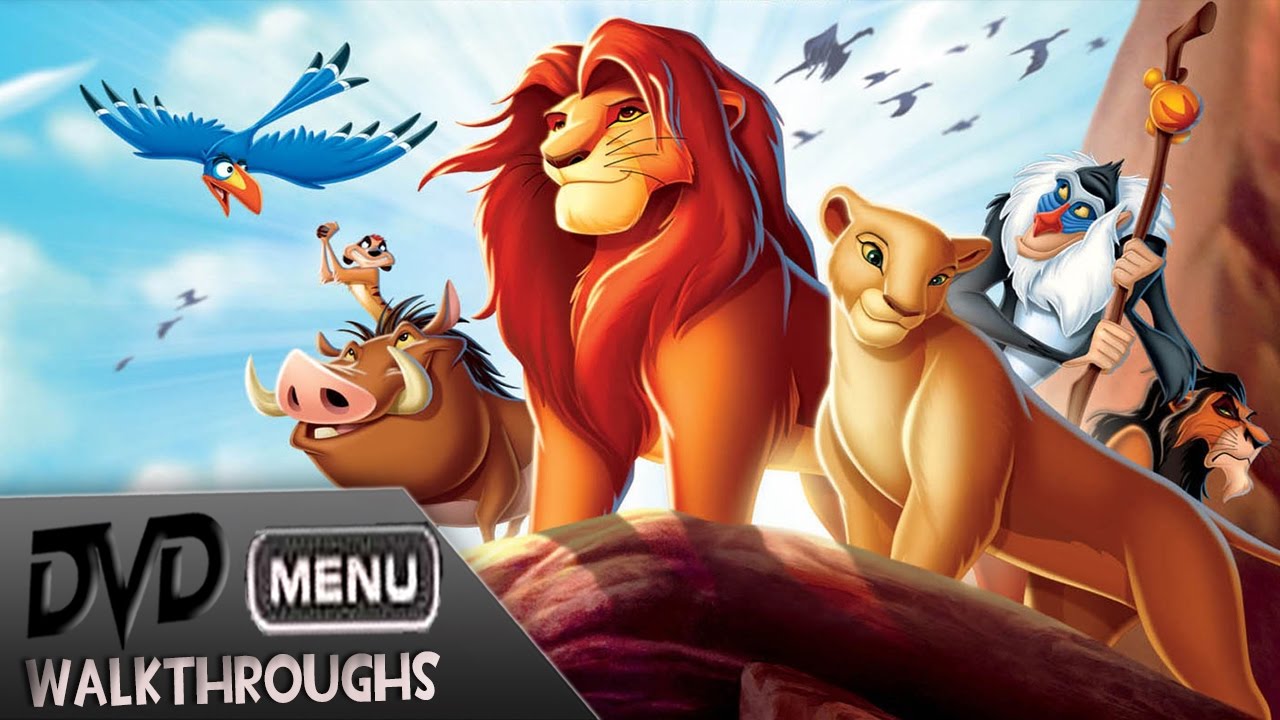 The Lion King 1994 11 Dvd Menu Walkthrough Youtube