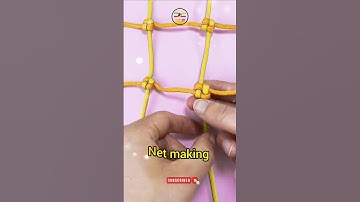 How to make net with rope #shorts #git #handmade #knot @DoiT_03