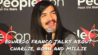 Eduardo Franco talks about Charlie Heaton, Noah Schnapp, Millie Bobby Brown & Stranger Things