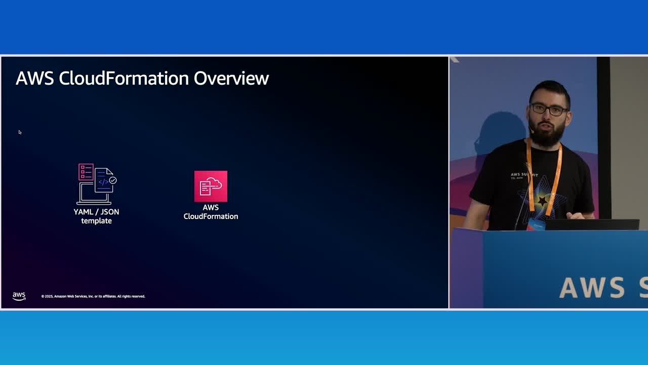 AWS Summit Tel Aviv 2025 - Turn existing AWS resources to code using AWS CloudFormation IaC Generato