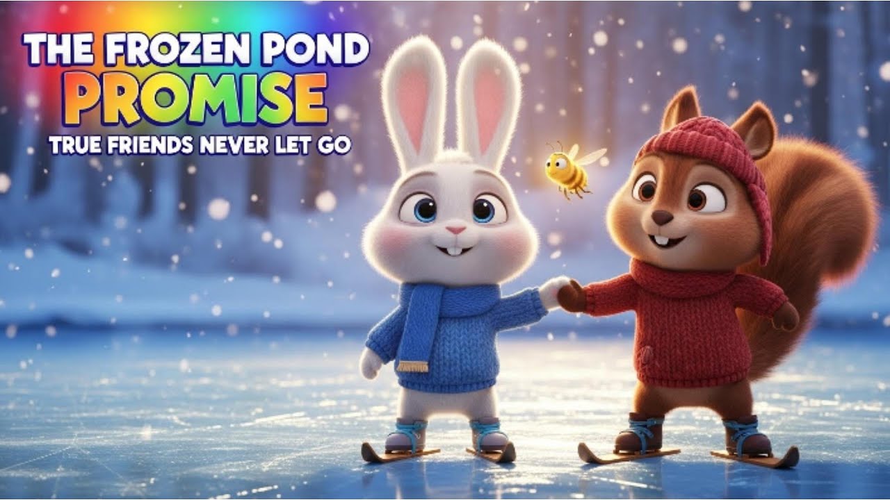 The Frozen Pond Promise ⛸️❄️ | A Story of Friendship & Courage | Kids Moral Story 