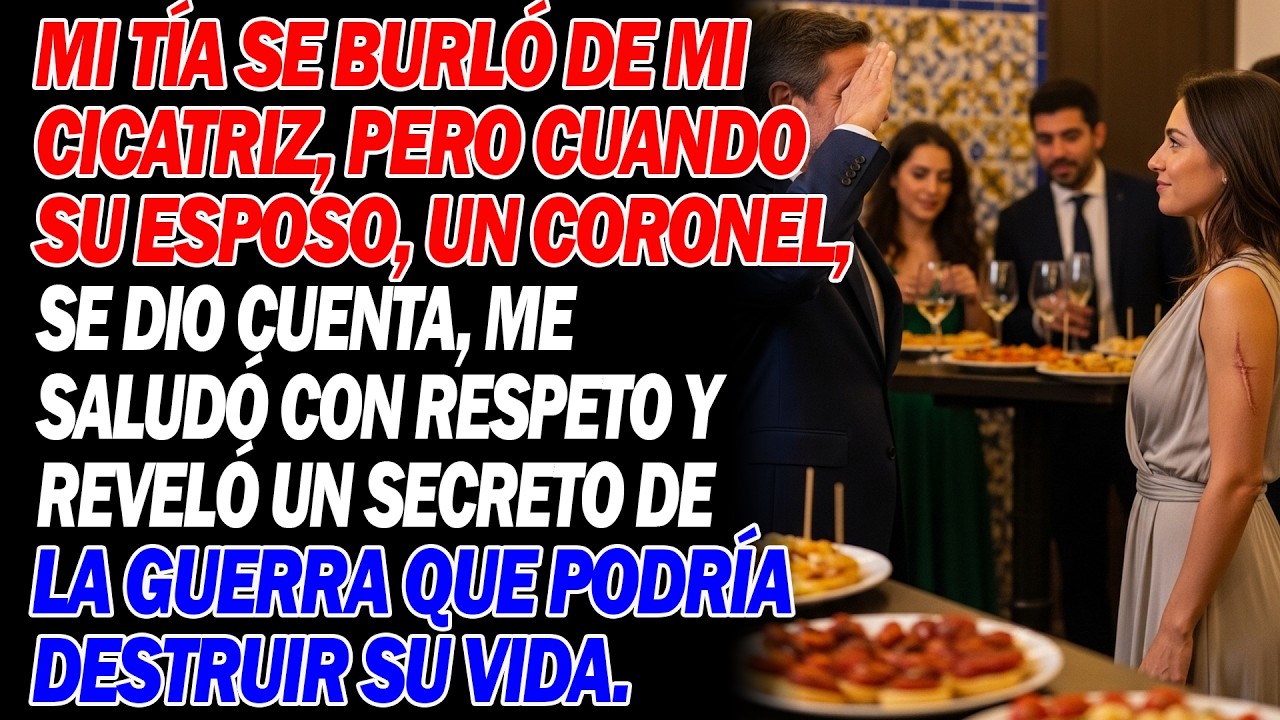 😂 Burlándose de la cicatriz, hasta que el esposo de la coronela descubre la aterradora verdad 😱