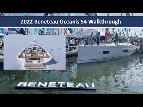 ⁣Tour the New Beneteau Oceanis Yacht 54 in Annapolis