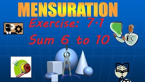 TN Samacheer 9th maths mensuration exercise: 7.1 sum 6 to 10