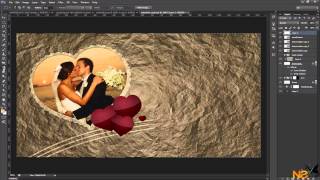 How to create Valantine post card in photoshop cs6 from scratch